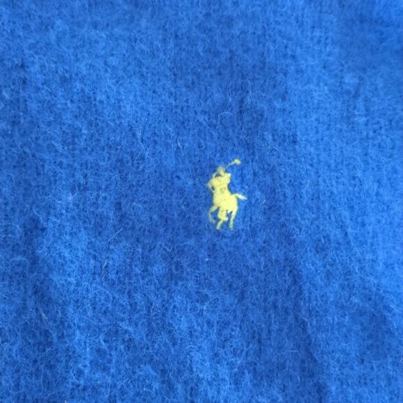 Polo Ralph Lauren wool blue Crew neck sweaters boys size 20 / XL - Picture 3 of 5